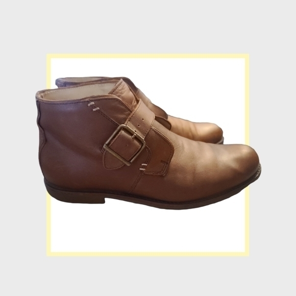 Mens Ugg leather‎ boots, size 10 - Picture 4 of 6